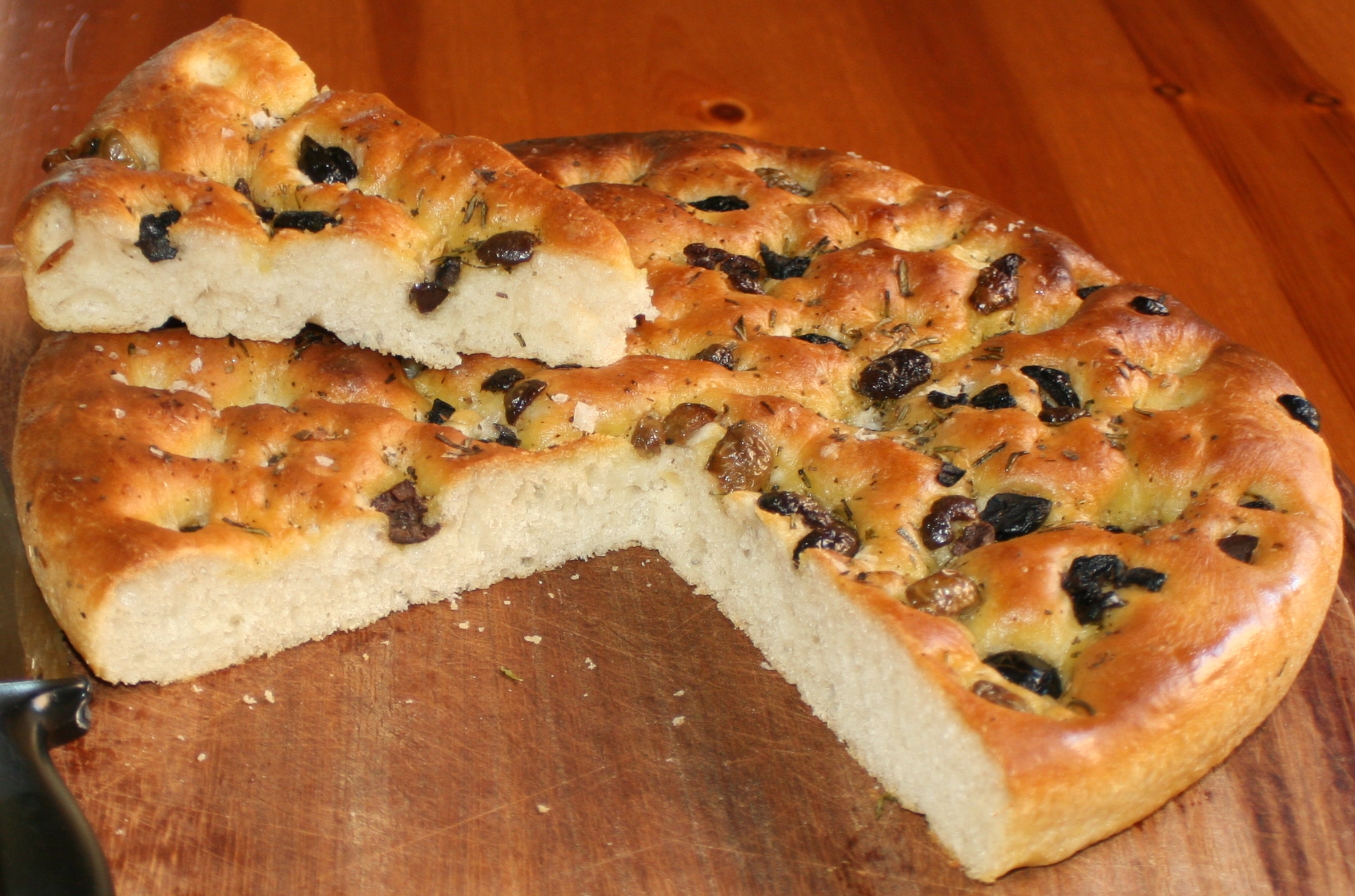 弗卡夏面包(focaccia)