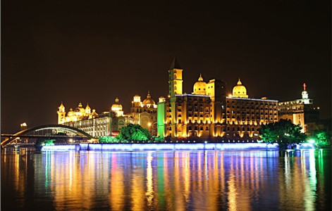 闽江夜游