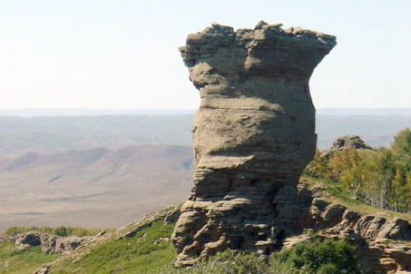 成吉思汗拴马桩