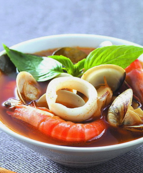 海鲜酸辣汤