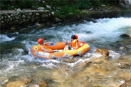 楠溪江甸园竹筏漂流