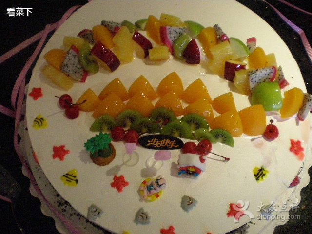 皇冠幸福里动物奶油生日蛋糕(中商徐东店)