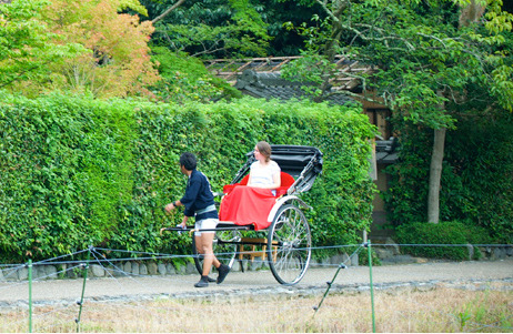 岚山观光人力车