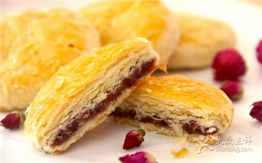 七彩玫瑰鲜花饼