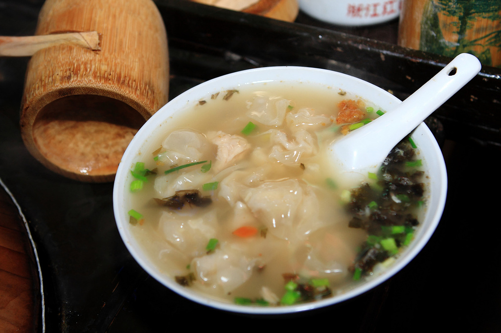 馄饨担,荠菜大馄饨,馄饨面_大山谷图库