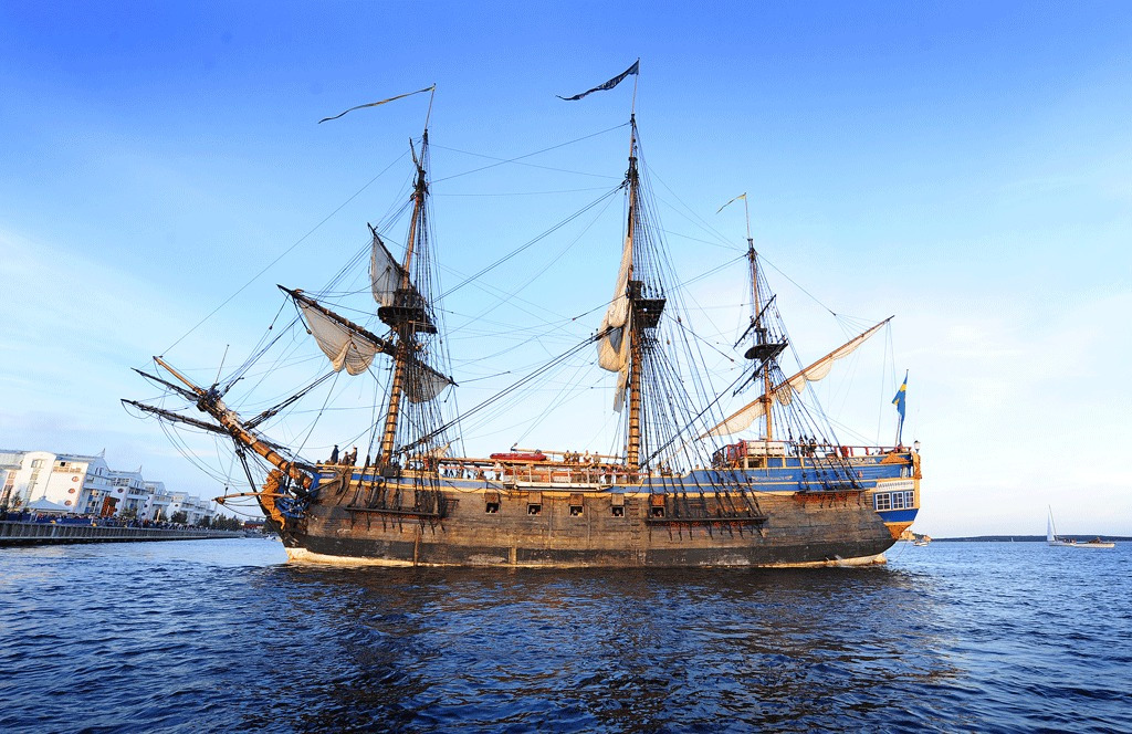 哥德堡号仿古船