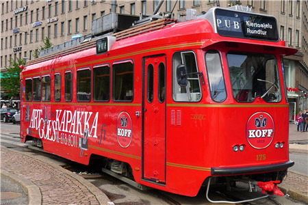 The Spårakoff电车酒吧