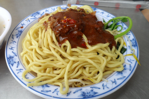 员林素食面