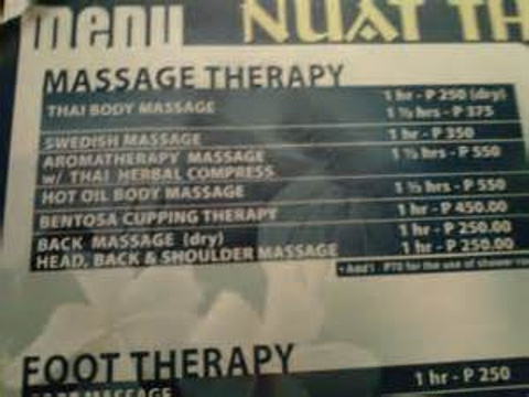 Nuat Thai Foot and Body Massage