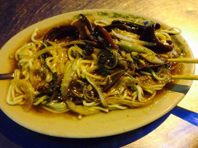 罗山生炒鳝鱼面