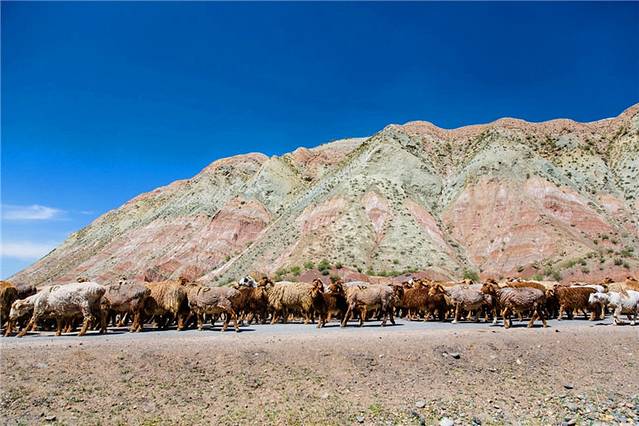 乌鲁木齐101省道丹霞地貌
