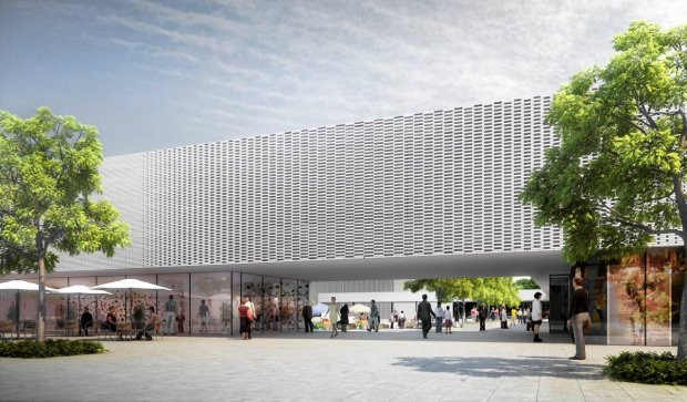 przy hali Banacha集市