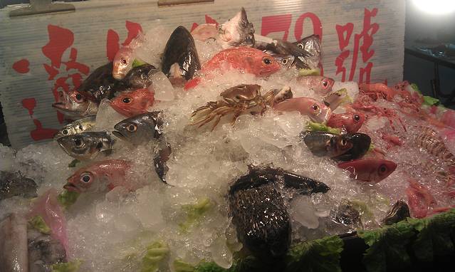 小张龟山岛现捞海产