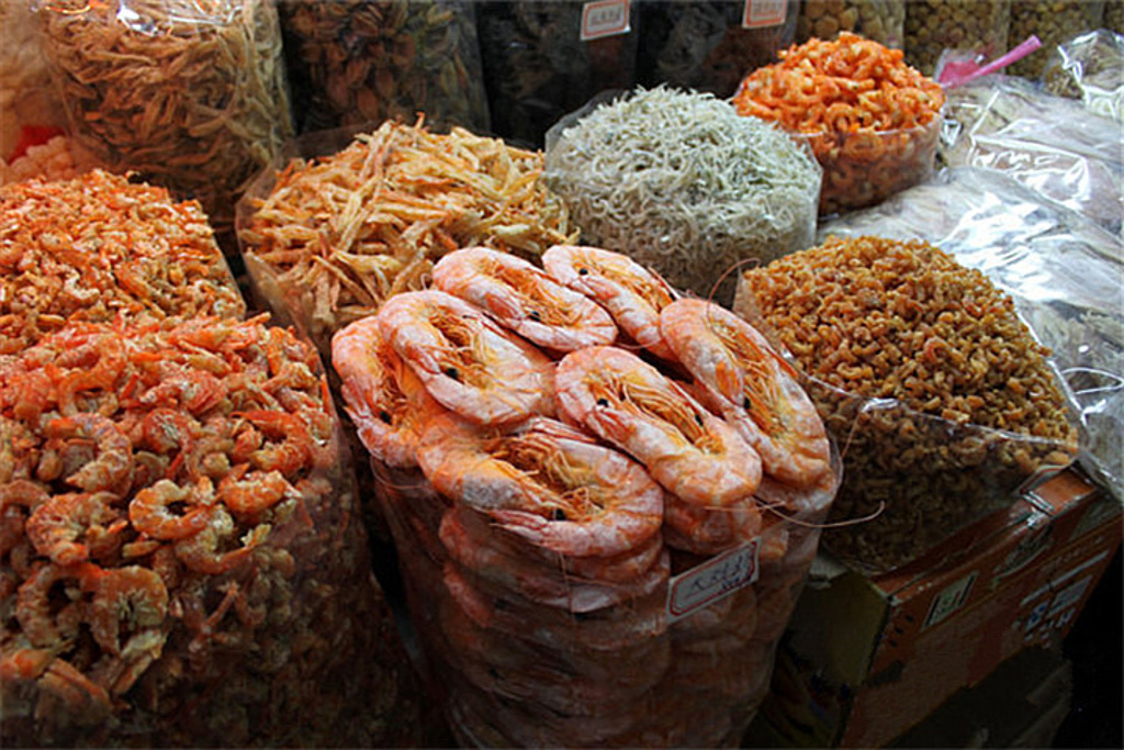 南麂岛码头海货市场