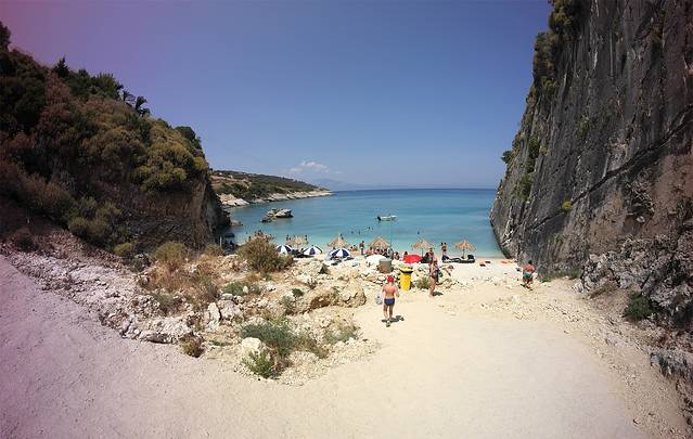 Xigia海滩---天然硫磺温泉