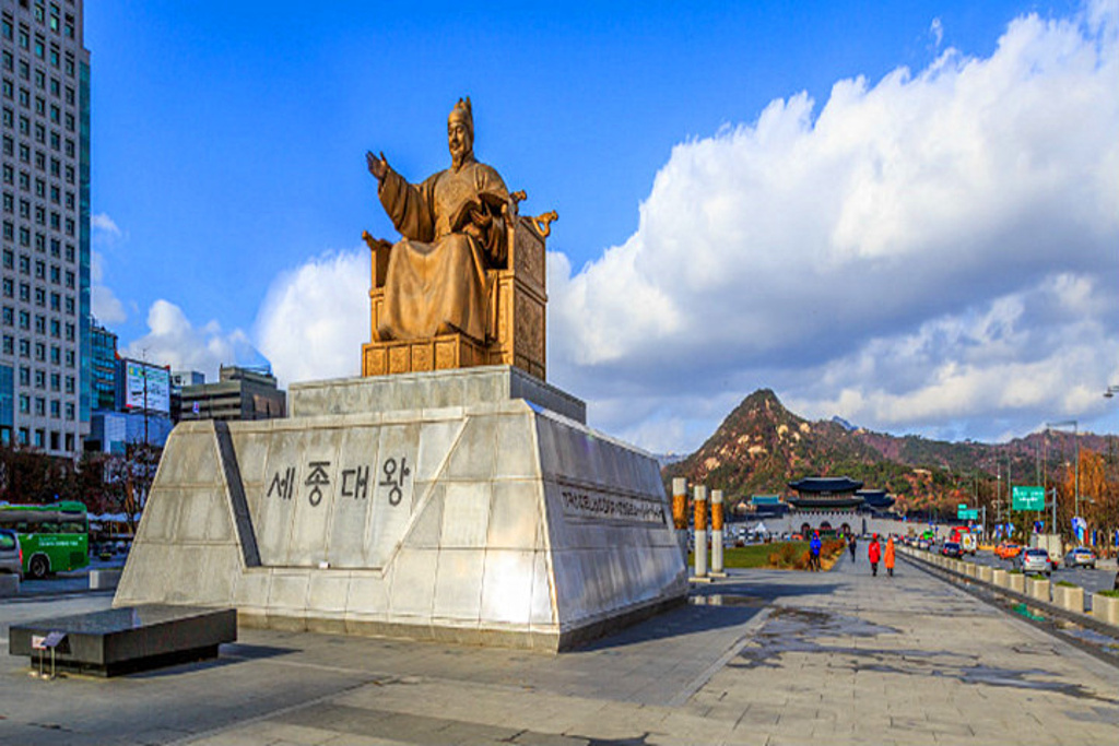 光华门,光华门广场,首尔光华门广场_大山谷图库