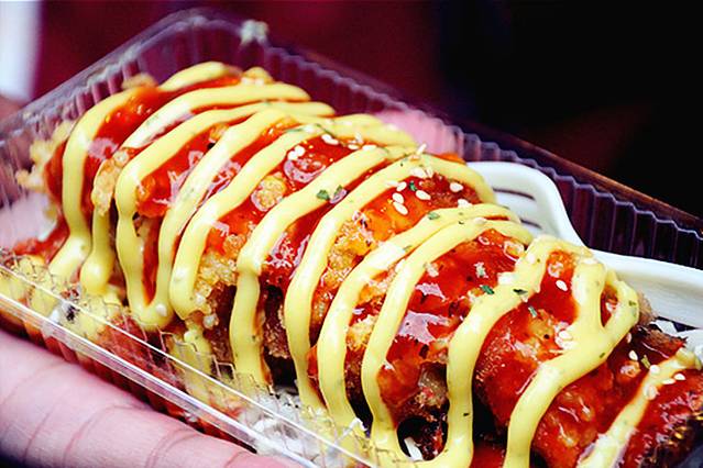 乌贼烧(士林夜市)