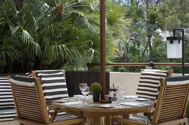 哥伦布蒙特卡洛的法式餐厅