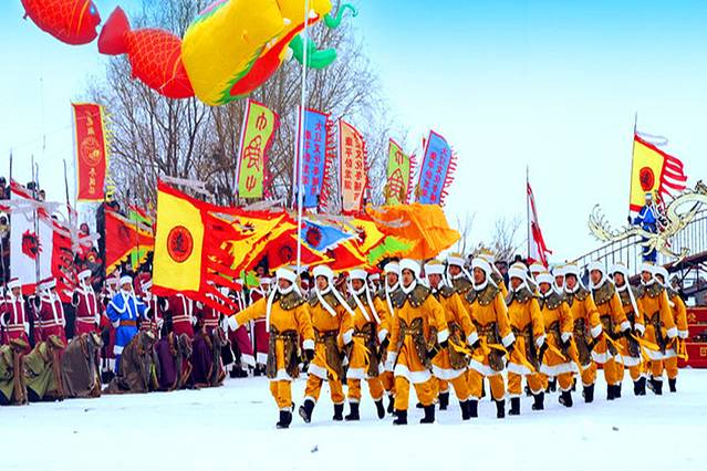 康平卧龙湖冬捕节