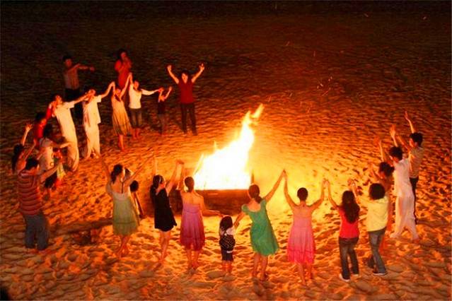 贺州土瑶寨篝火晚会