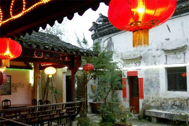 黄山黟县宏村宏达庭院·餐厅