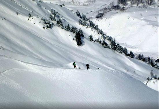 白马村地区滑雪场