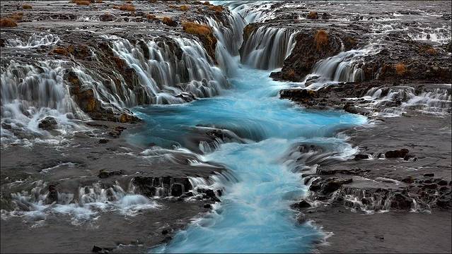 Bruarfoss Waterfall