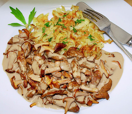 苏黎世小牛肉 (geschnetzeltes)