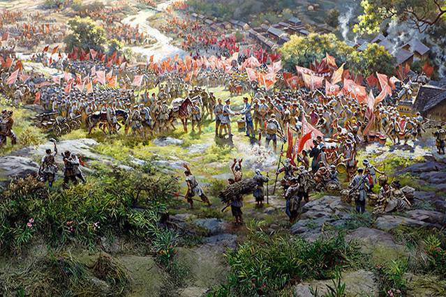 井冈山斗争全景画声光电演示馆