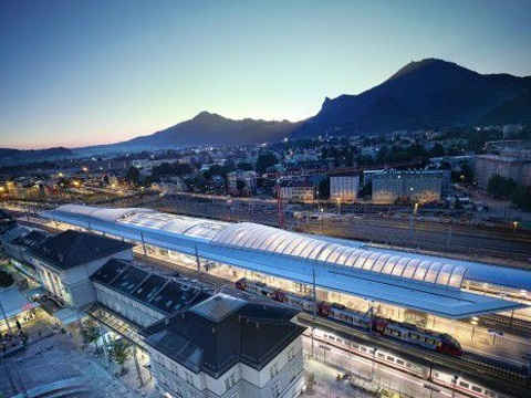 Salzburg central train station旅游景点图片