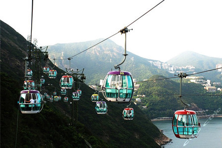 香港海洋公园缆车