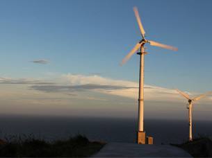 风力发电大风车