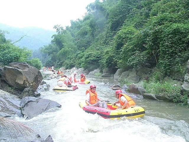 衡山九龙峡漂流