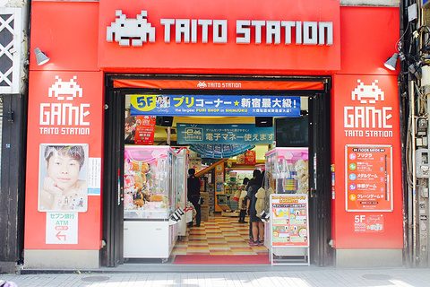 taito station, shinjuku east entrance