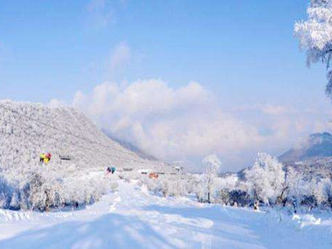 永济五老峰滑雪场图片