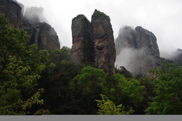 雁荡山灵峰双笋峰图片