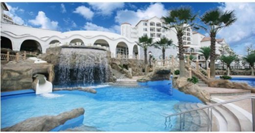 白色海洋城堡度假村温泉水世界