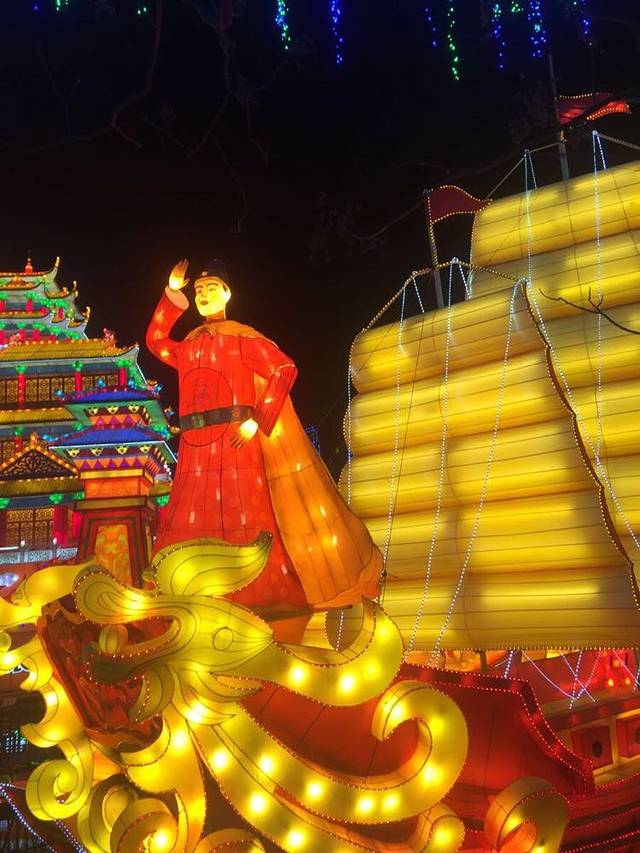 彩灯公园动物园