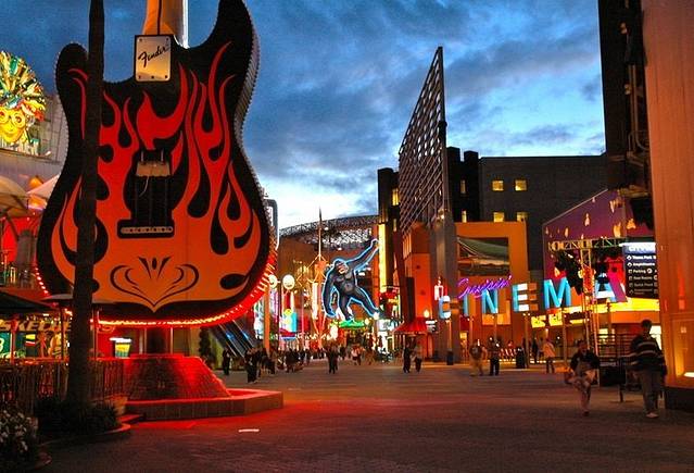 好莱坞环球影城步行街