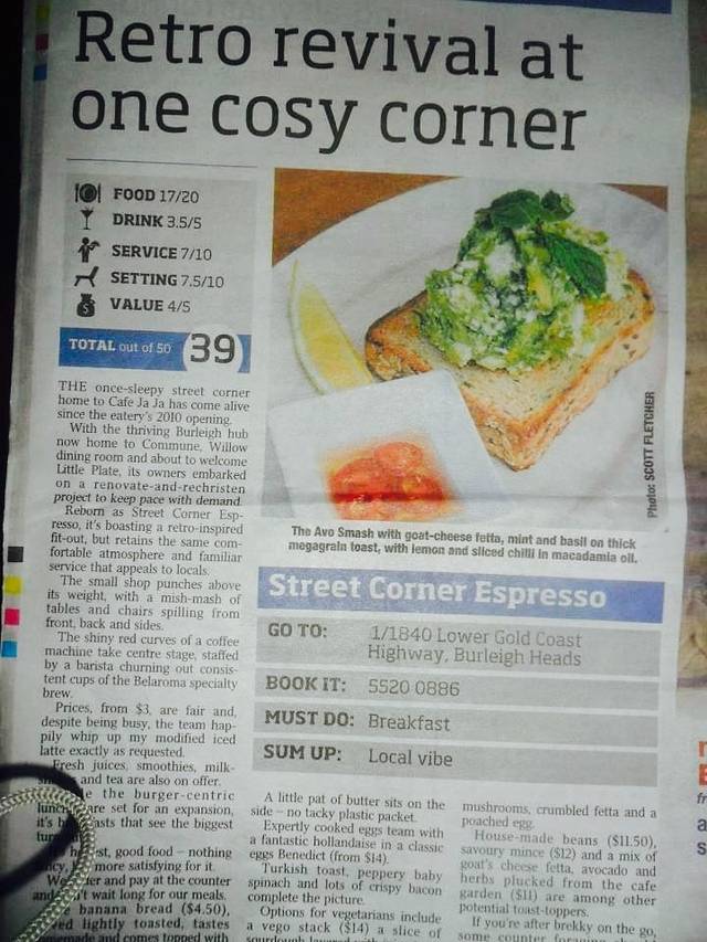 Street Corner Espresso