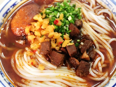 湖南特色牛肉粉面