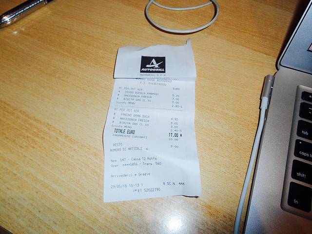 Autogrill S.p.a - Spizzico