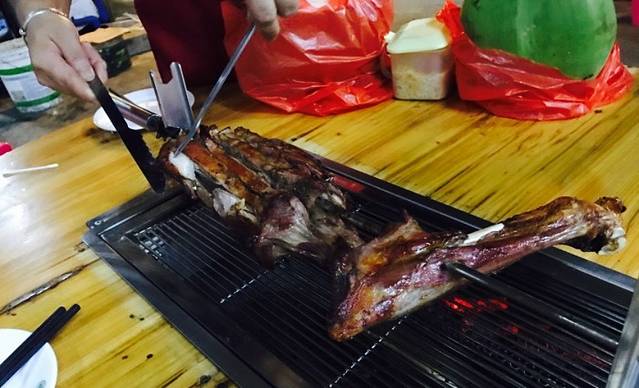 鞑子碳火烤羊腿(清水湾十年店)