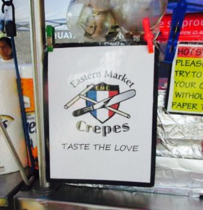 crepes at the market