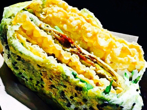 正宗天津纯绿豆石墨煎饼