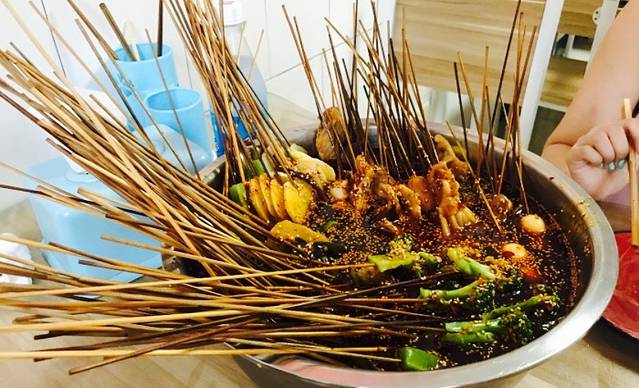 王妈二十年老店-炸土豆、钵钵鸡