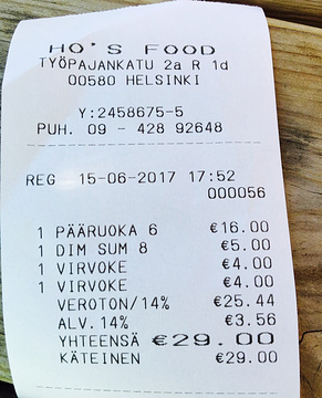 HO's Food