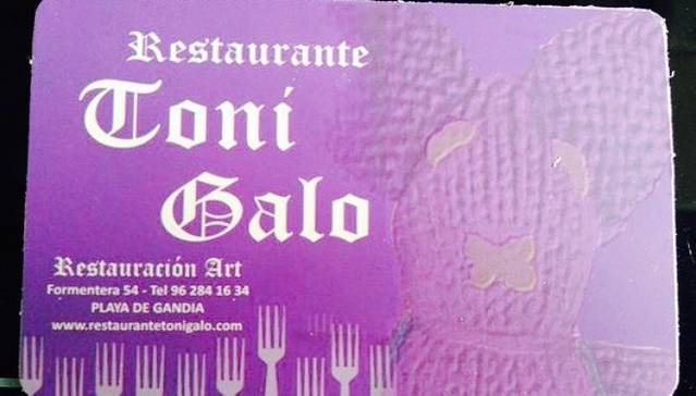 Restaurante Toni Galo