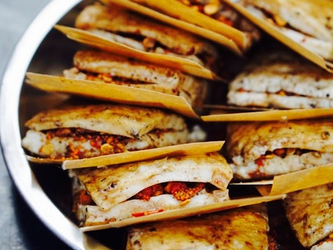 小烧烤纸包豆腐