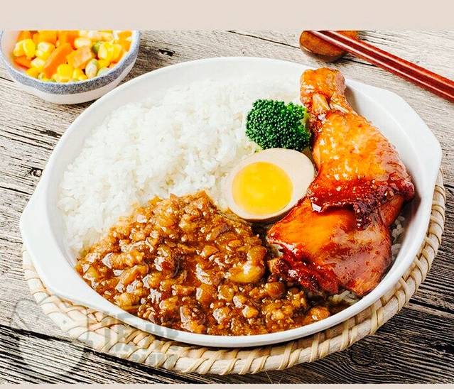 89 首页 饭戒(粤垦店)特色:饭戒板栗鸡 缤纷脆皮鸡饭 樟茶鸭腿拼